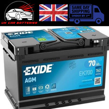Exide Stop Start 70Ah 760CCA